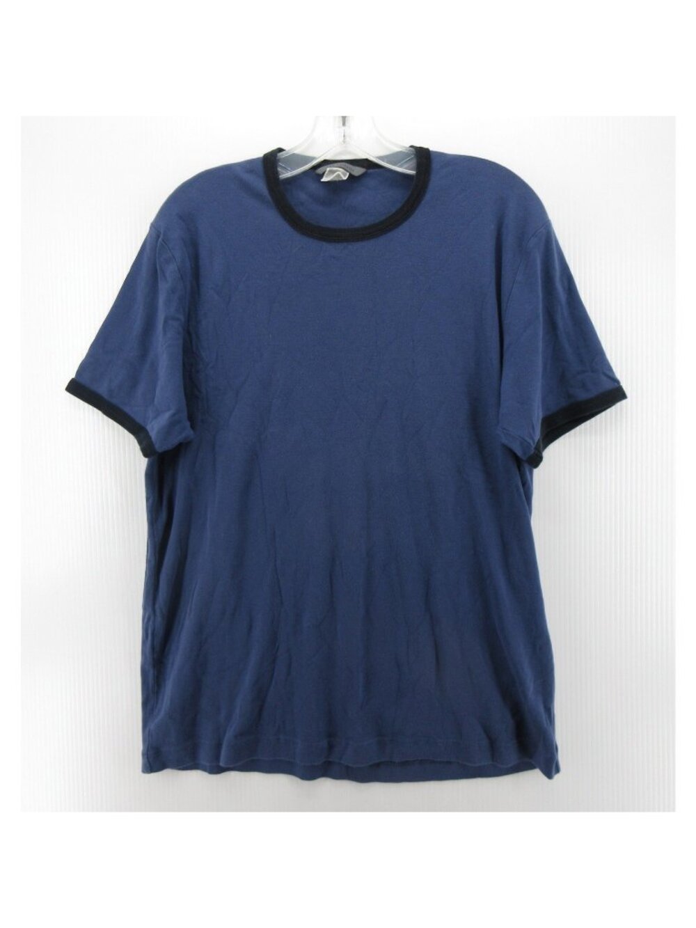 John Varvatos Shirt XL Pullover Ringer Tee Minimalist Crewneck Knit